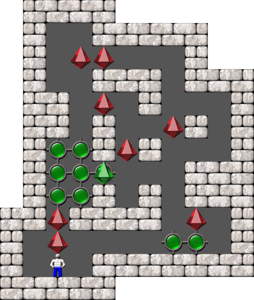 Sokoban Mass Remodel level 1337